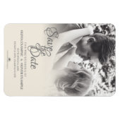 Magnet Flexible Couple mariage en monochrome (Horizontal)