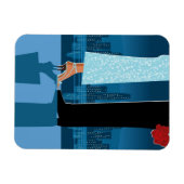 Magnet Flexible Couple romantique en ville (Horizontal)