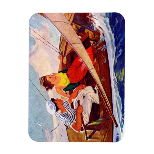 Magnet Flexible Couple Sailing (Vertical)