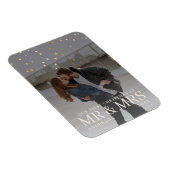 Magnet Flexible Couple sombre avec des étoiles pour Noël (Côté Droit)