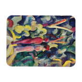 Magnet Flexible Couple sur la piste forestière par August Macke (Horizontal)