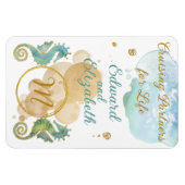Magnet Flexible Couple's Cruising Partners for Life Seahorses (Horizontal)