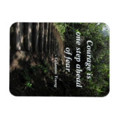 Magnet Flexible Courage avant l'aimant de la peur (Horizontal)