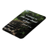 Magnet Flexible Courage avant l'aimant de la peur (Côté Gauche)