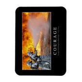 Magnet Flexible Courage : Citation Inspirationnelle (Vertical)