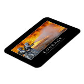 Magnet Flexible Courage : Citation Inspirationnelle (Côté Gauche)