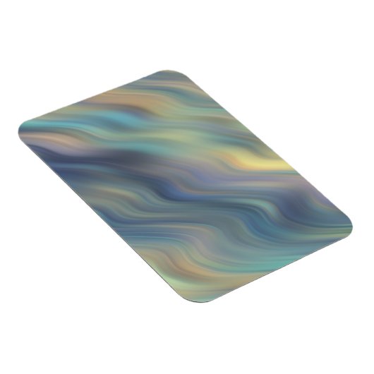Magnet Flexible Courants Pastel Abstraits (Côté Droit)