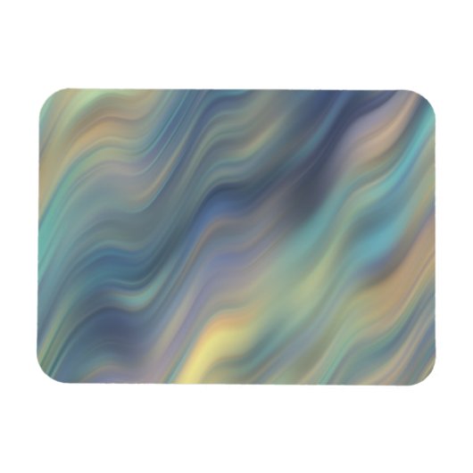 Magnet Flexible Courants Pastel Abstraits (Horizontal)