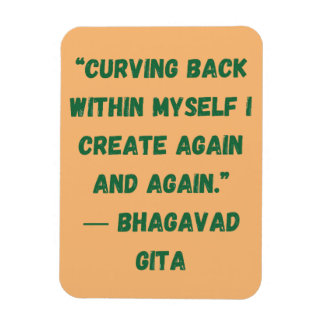Magnet Flexible Courbe de retour dans mon propre Bhagavad Gita