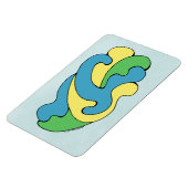 Magnet Flexible Courbes d'insertion (Jaune, Bleu, Vert) (Côté Gauche)