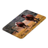 Magnet Flexible Courir Des Chevaux Être Le Leader (Côté Gauche)