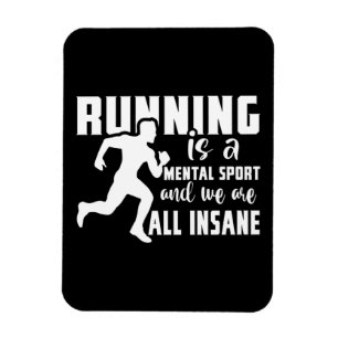 Magnet Flexible Courir Est Un Sport Mental Et Nous Sommes Tous Din