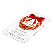 Magnet Flexible Couronne de fêtes de fin d'année (Côté Gauche)