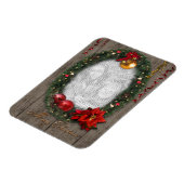 Magnet Flexible Couronne de Noël personnalisable (Côté Gauche)