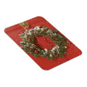 Magnet Flexible Couronne de Noël suspendue à une porte (Côté Droit)