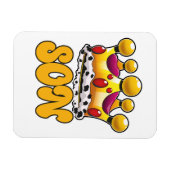 Magnet Flexible Couronne de roi de fils (Horizontal)