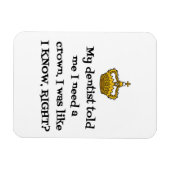 MAGNET FLEXIBLE COURONNE DENTISTE (Horizontal)