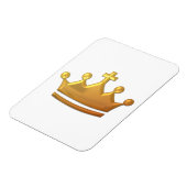 Magnet Flexible Couronne dorée "3D" (Côté Gauche)