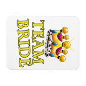 Magnet Flexible Couronne mariage Team Bride (Horizontal)