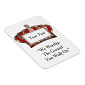 Magnet Flexible Couronne royale personnalisée (Côté Droit)