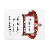 Magnet Flexible Couronne royale personnalisée (Horizontal)