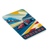Magnet Flexible Course vintage Indiana (Côté Droit)