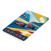 Magnet Flexible Course vintage Indiana (Côté Gauche)