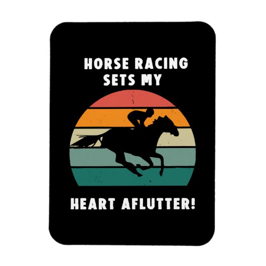 Magnet Flexible Courses de chevaux (Vertical)