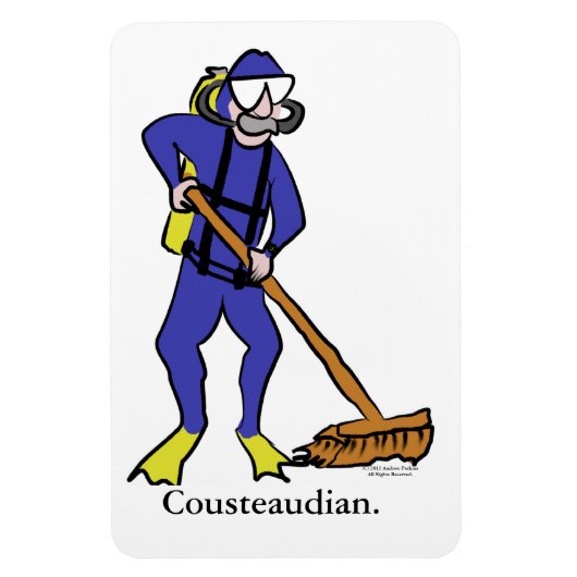 Magnet Flexible Cousteaudien (Vertical)