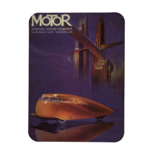 Magnet Flexible Couvercle de Magazine automobile vintage, voiture 