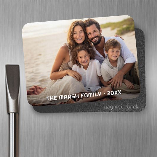 Magnet Flexible Couverture complète de 1 photo simple - Recouvreme