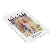 Magnet Flexible couverture de magazine photo graduation faire-part (Côté Droit)