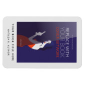 Magnet Flexible Couverture du livre | Auteur Lancement du livre Pr (Horizontal)