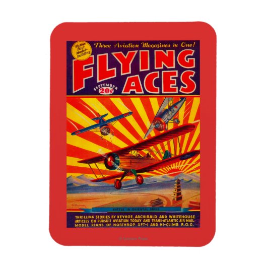Magnet Flexible Couverture du magazine Flying Aces (Vertical)