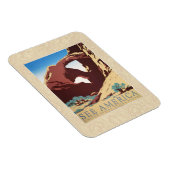Magnet Flexible Cowboy Desert Vintage Western Horses (Côté Droit)