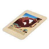 Magnet Flexible Cowboy Desert Vintage Western Horses (Côté Gauche)