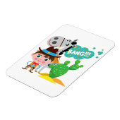 Magnet Flexible Cowboy et cheval (Côté Gauche)