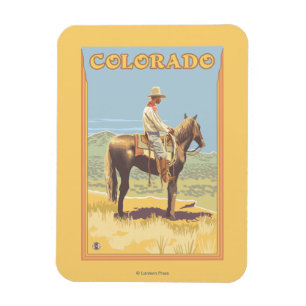 Magnet Flexible Cowboy (vue de côté) le Colorado