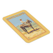 Magnet Flexible Cowboy (Vue latérale)Dakota du Sud (Côté Droit)