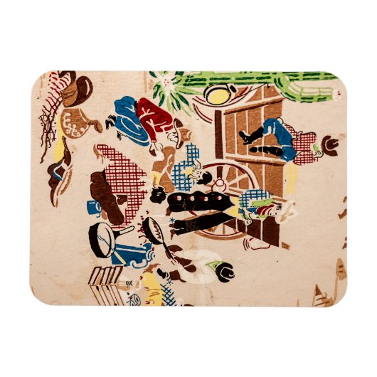 Magnet Flexible Cowboys (Horizontal)