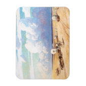 Magnet Flexible Cowboys occidentaux vintages, Wagons couverts par (Vertical)