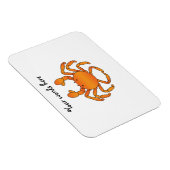 Magnet Flexible Crabe orange (Côté Droit)