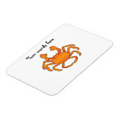 Magnet Flexible Crabe orange (Côté Gauche)
