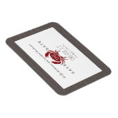 Magnet Flexible Crabe rustique Enregistrer l'aimant Date (Côté Droit)