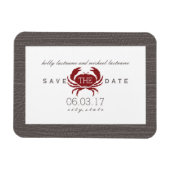 Magnet Flexible Crabe rustique Enregistrer l'aimant Date (Horizontal)