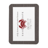 Magnet Flexible Crabe rustique Enregistrer l'aimant Date (Vertical)