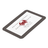 Magnet Flexible Crabe rustique Enregistrer l'aimant Date (Côté Gauche)