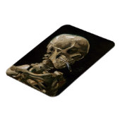 Magnet Flexible Crâne avec brûler la cigarette Vincent van Gogh Ar (Côté Gauche)