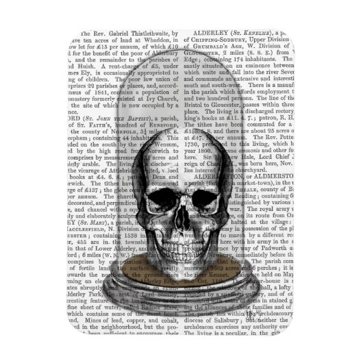 Magnet Flexible Crâne dans Bell Jar 2 (Vertical)