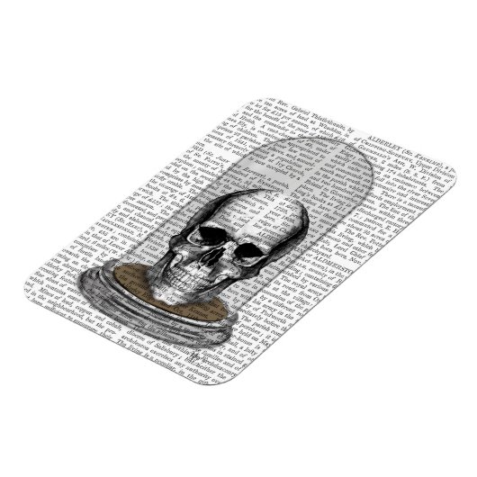 Magnet Flexible Crâne dans Bell Jar 2 (Côté Gauche)